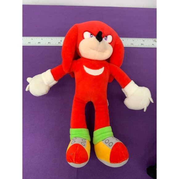 Sonic The Hedgehog Characters Set of 3 Blue Werewolf Red Hedgehog Knuckles and S - Picture 7 of 16